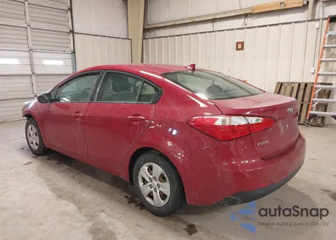 2016 Kia Forte Lx z USA, uszkodzony, nr VIN KNAFK4A63G5612296